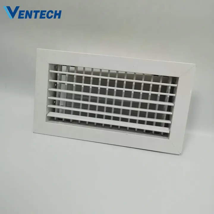 HVAC industrial compressor parts ventilation supply air register double deflector grille