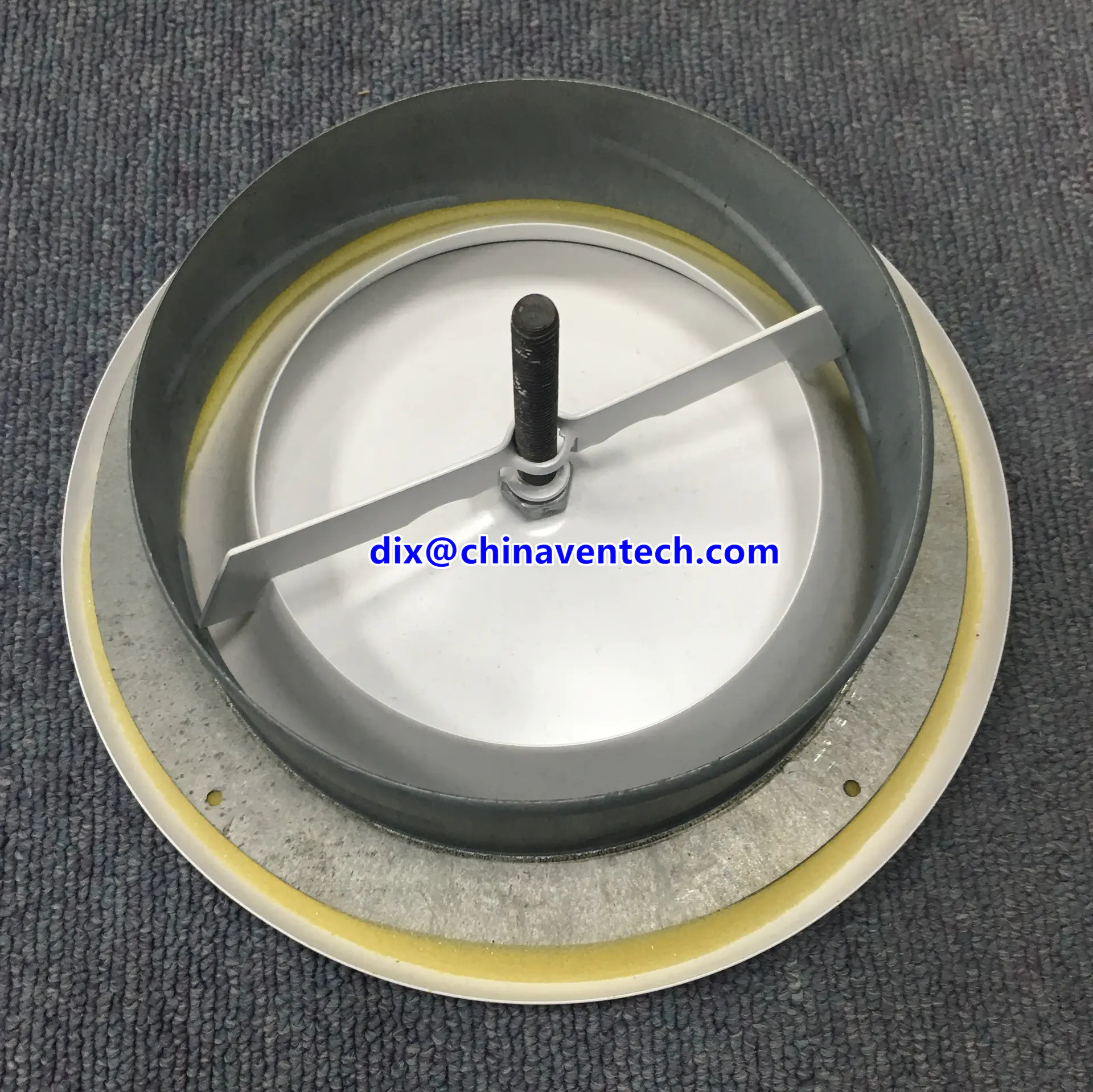 Hvac circular ceiling diffusers return air metal disc valve air vent