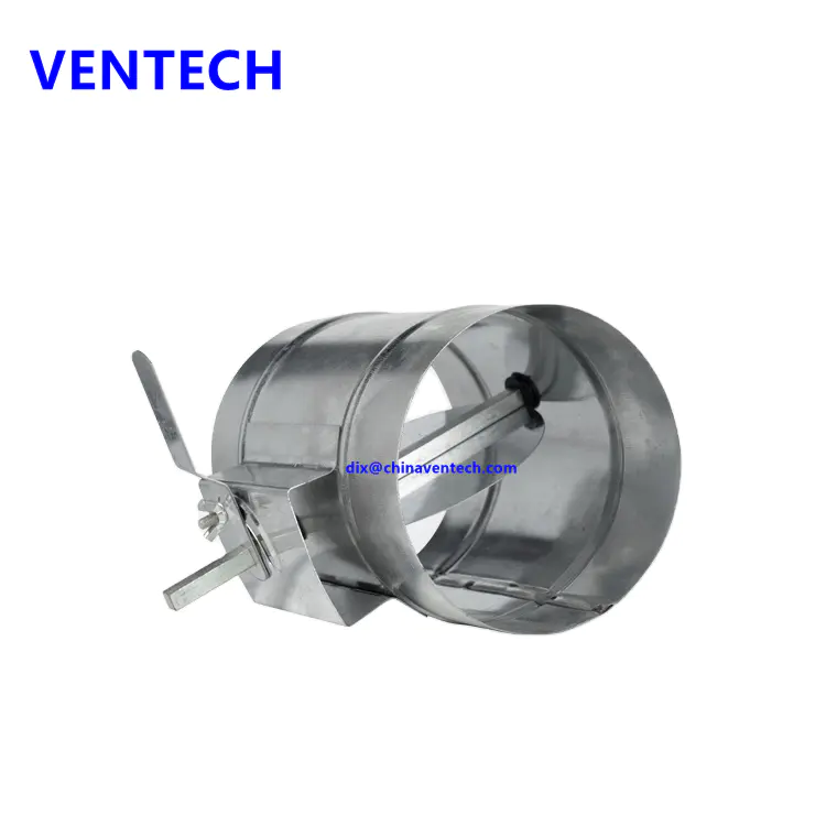Hvac Parts Motorized Galvanized Sheet Air Volume Control Damper with Actuator