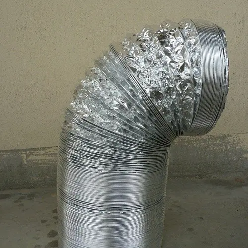 HVAC tools ventilation aluminum flexible duct without insulation
