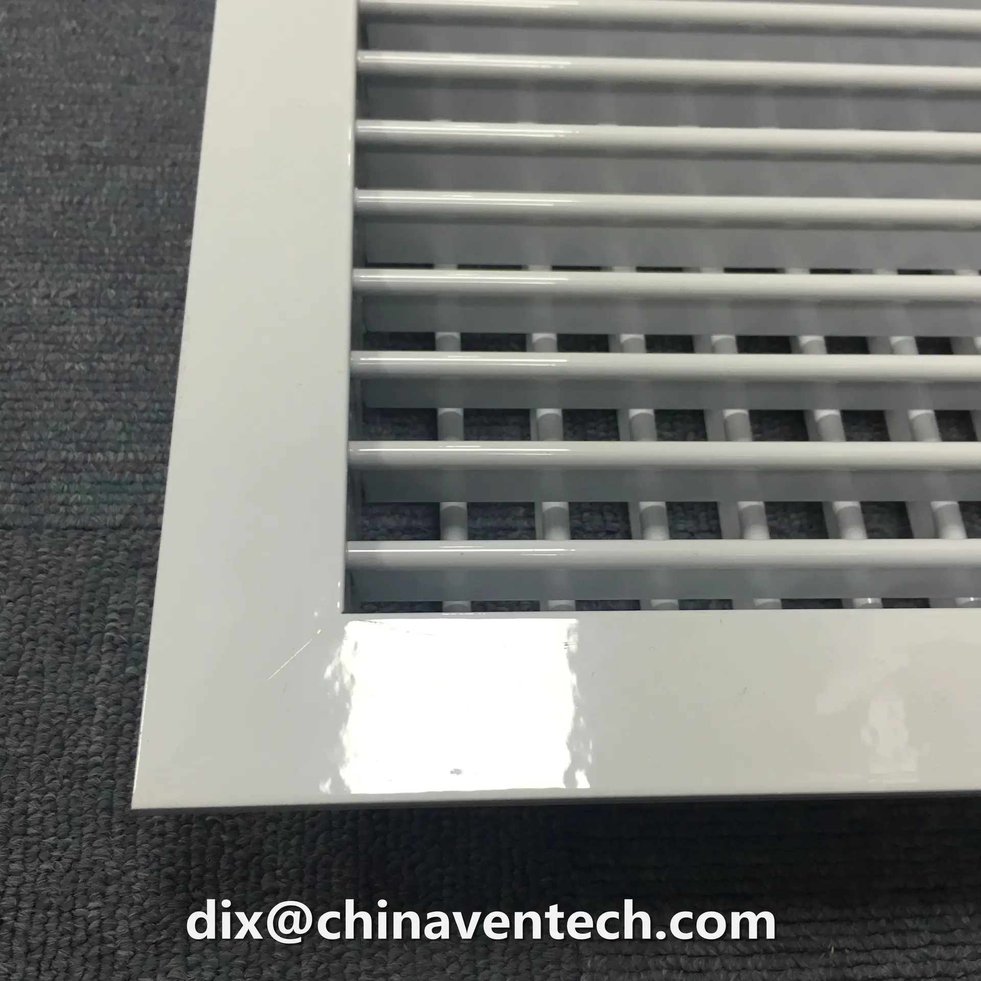 Hvac system air duct register aluminum ventilation supply double deflector grilles