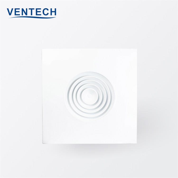 VENTECH Hvac Diffuser Aluminum Ceiling 4-Way Supply Air Conditioning Round Air Diffusers