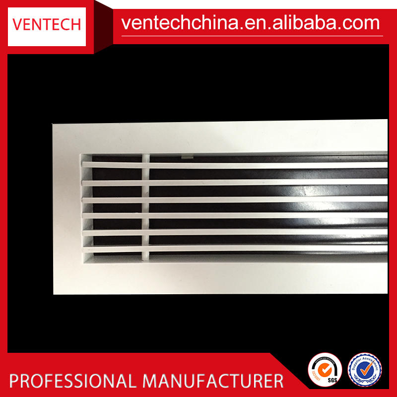 HVAC System Aluminum  Linear Supply Air Grille  Ceiling Mounting Grille