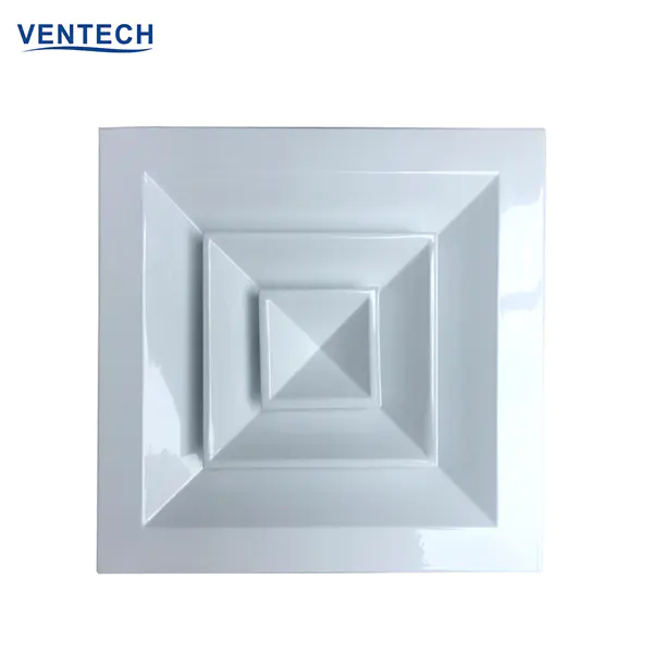 Popular Square Ceiling Diffuser  Supply Air Diffuser for Hotel Mounting