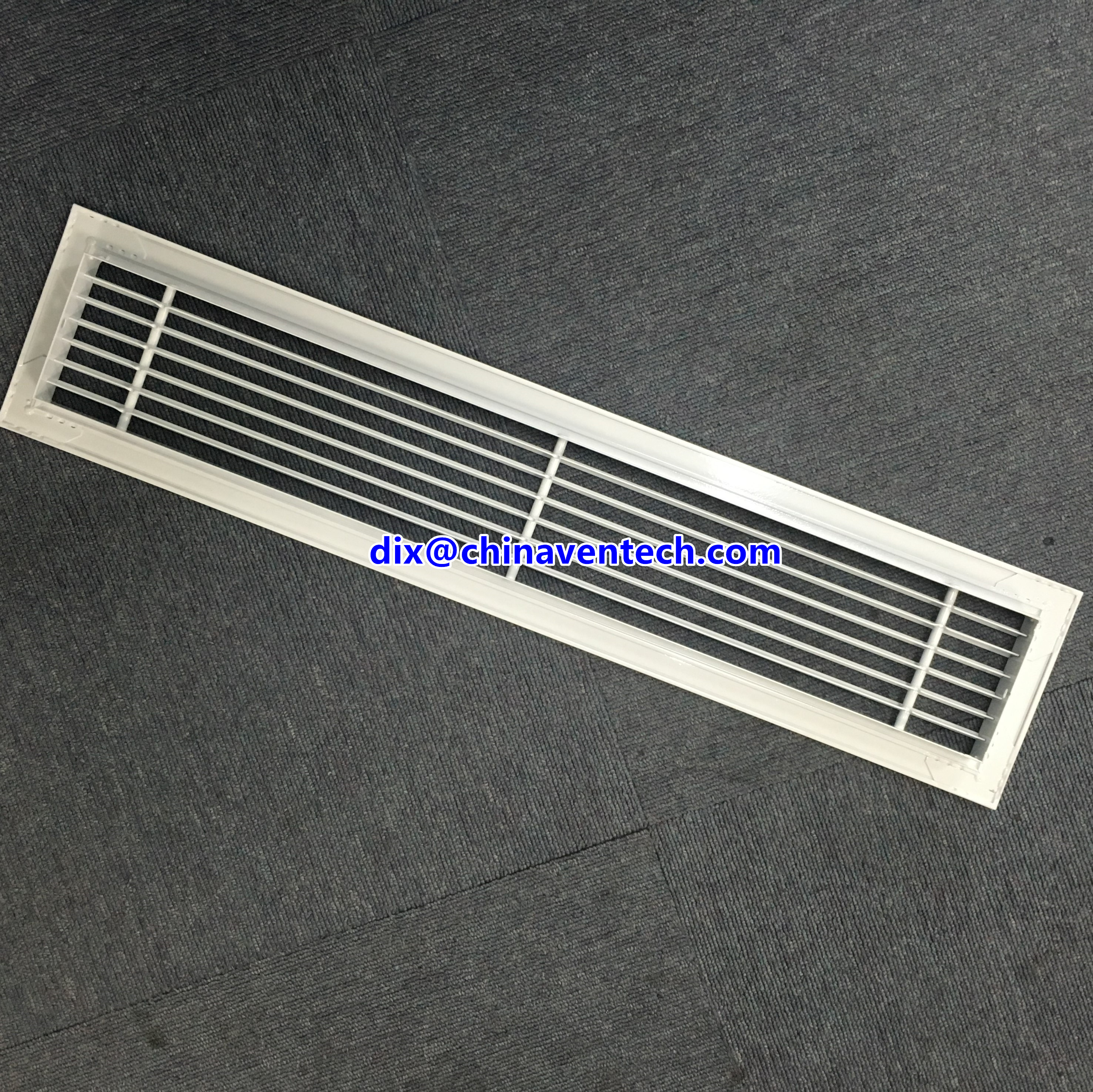 HVAC flat bar supply air linear slot air grille with obd-Ventech