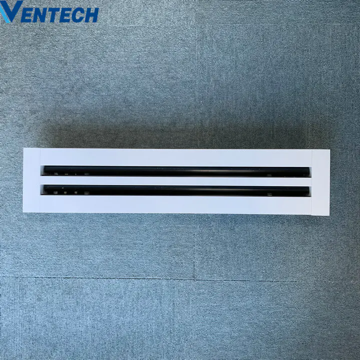 Hvac System Exhaust Aluminum Ventilation Air Conditioning Grilles Supply Ceiling Diffuser Linear Slot Air Duct Diffusers