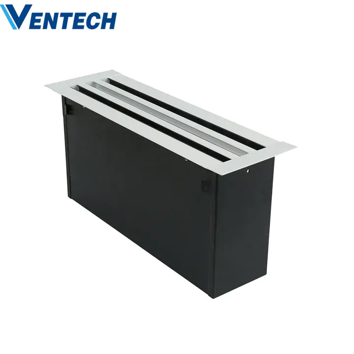 VENTECH HVAC System Aluminium Air Conditioning Ventilation Exhaust Ceiling Linear Slot Air Duct Diffusers Plenum Box