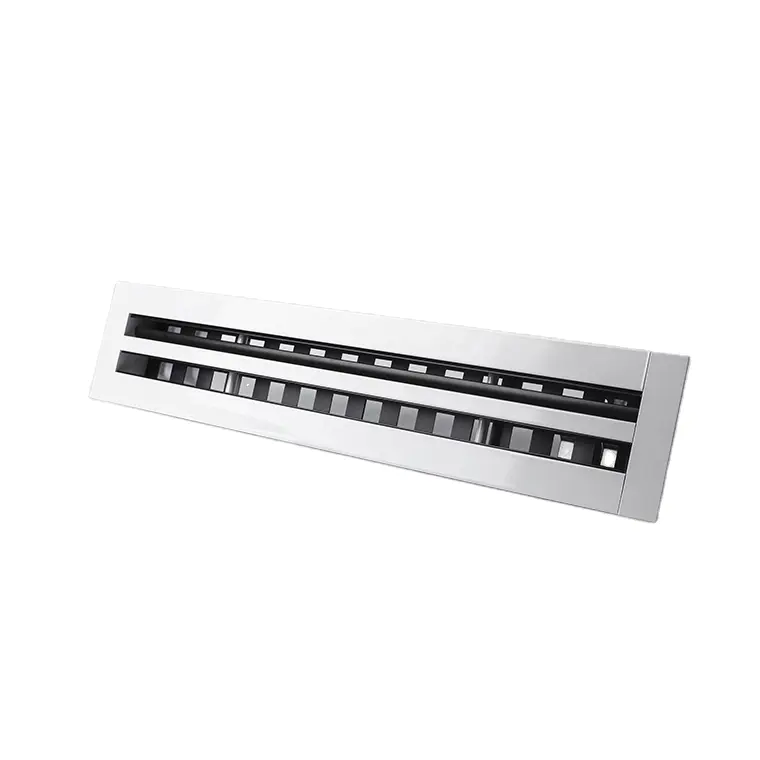 Air outlet ceiling ventilated linear slot diffuser with plenum box