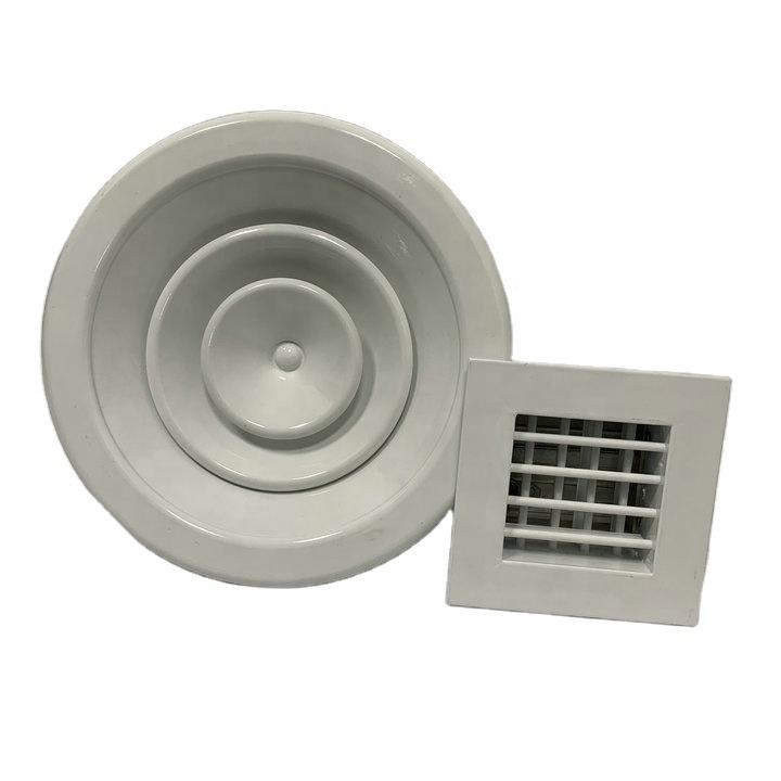 High Quality Hvac Aluminum Round Air Conditioning Duct Round Ceiling Air Diffusers