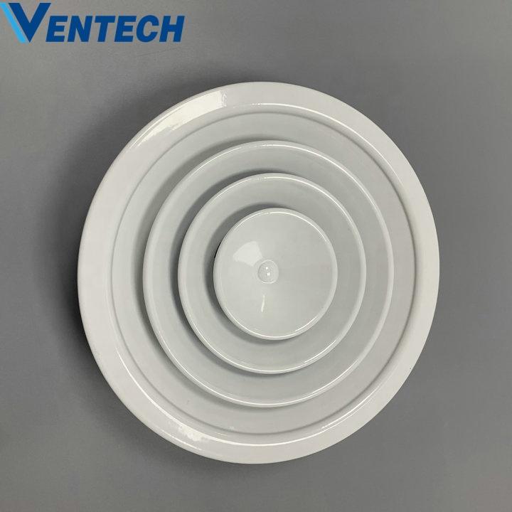 Ventech Hvac Air Conditioner Aluminum Round Ceiling Air Supply Diffuser