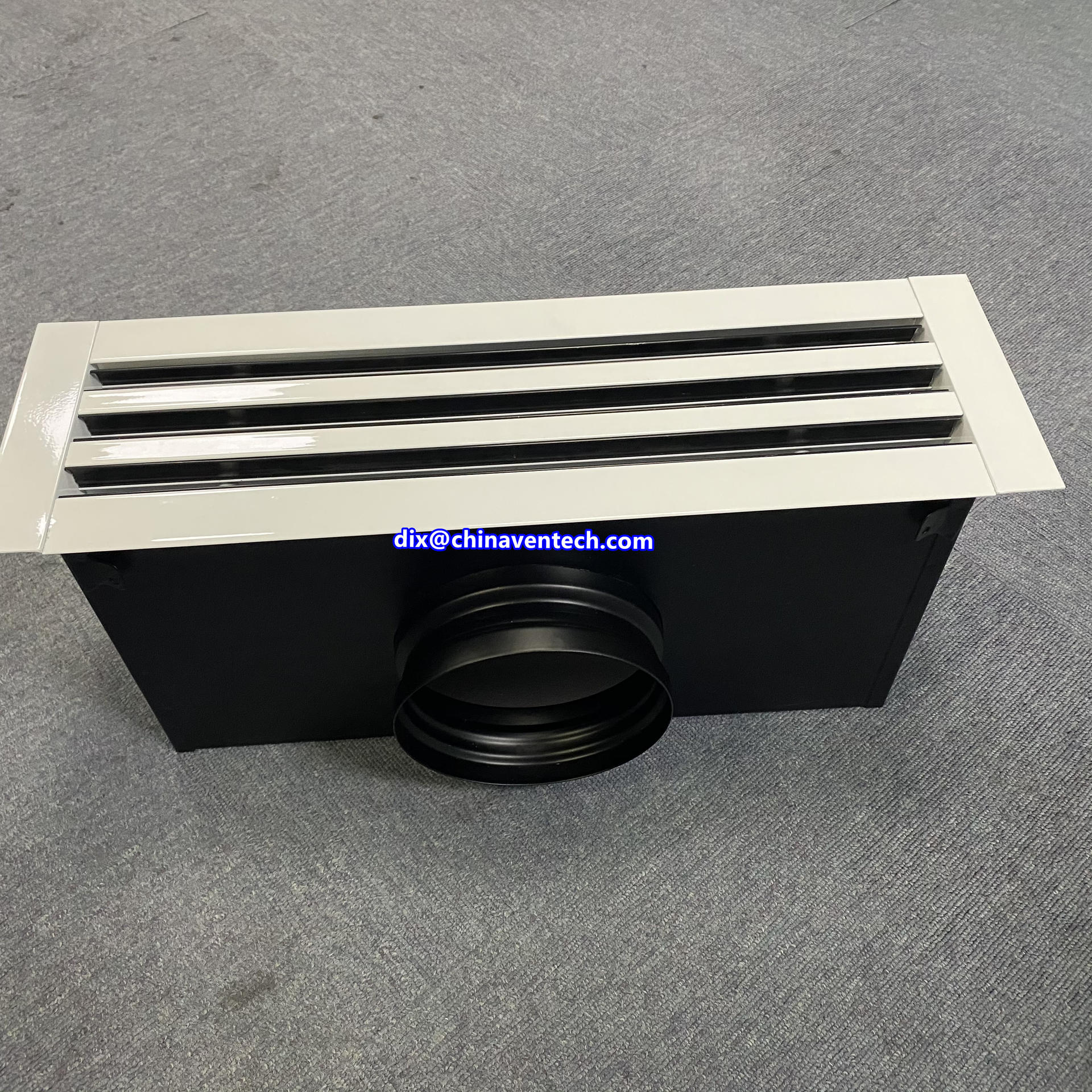 Modern design ceiling mounted linear slot air vent diffuser with 8\