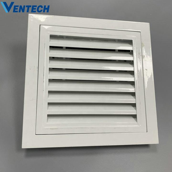 HVAC system exhaust air hinged type return grille with nylon filter