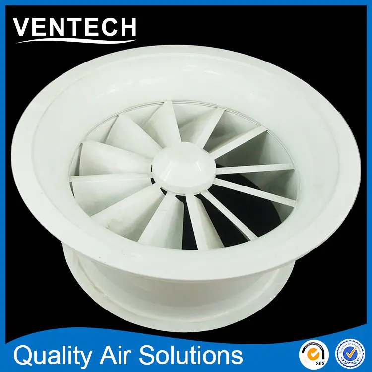 Ventech 24x24 air diffuser supply for long corridors