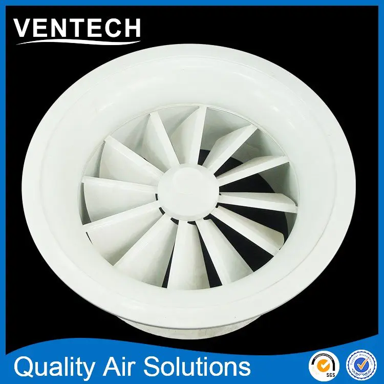Ventech 24x24 air diffuser supply for long corridors