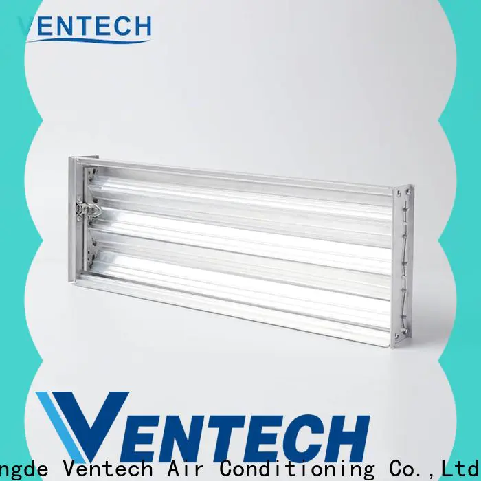 Ventech dampers in hvac systems factory