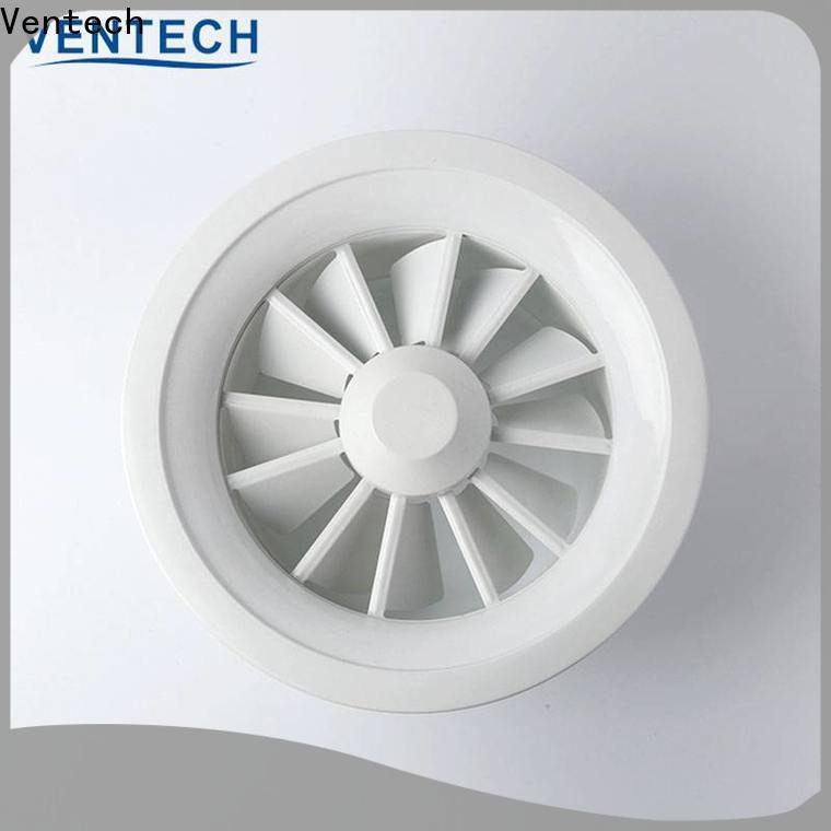 Ventech durable adjustable ceiling air diffuser factory for air conditioning