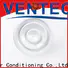 Ventech quality round ceiling air diffuser directly sale for large public areas