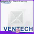 Ventech square swirl diffuser series for long corridors