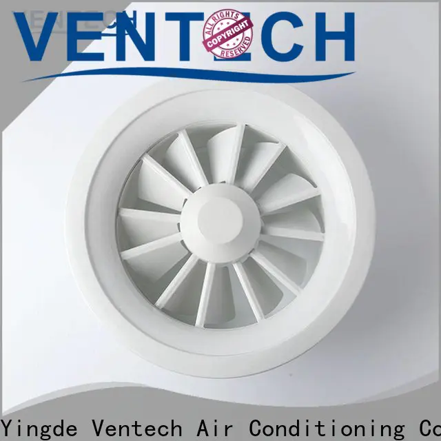 Ventech round swirl diffuser best supplier for large public areas