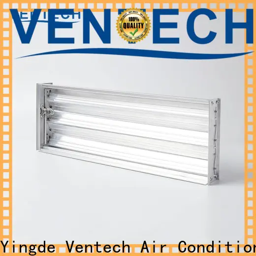 Ventech custom dampers in hvac systems supply for large public areas
