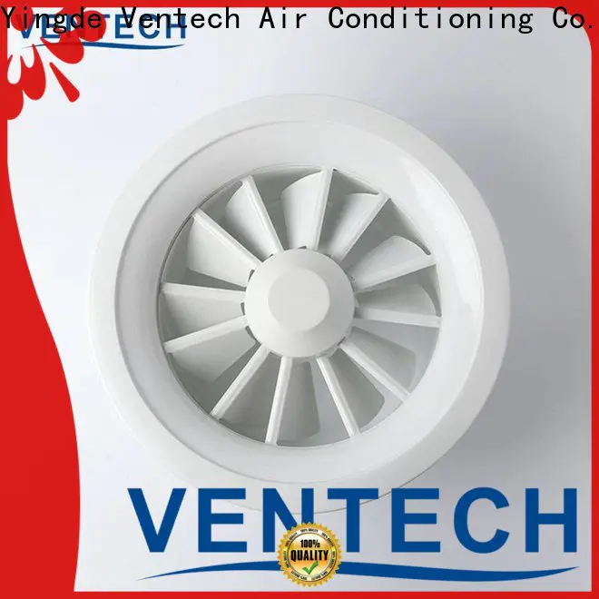 Ventech customized round air diffusers ceiling from China for sale