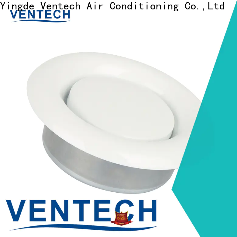 Ventech promotional disk valve hvac company for large public areas