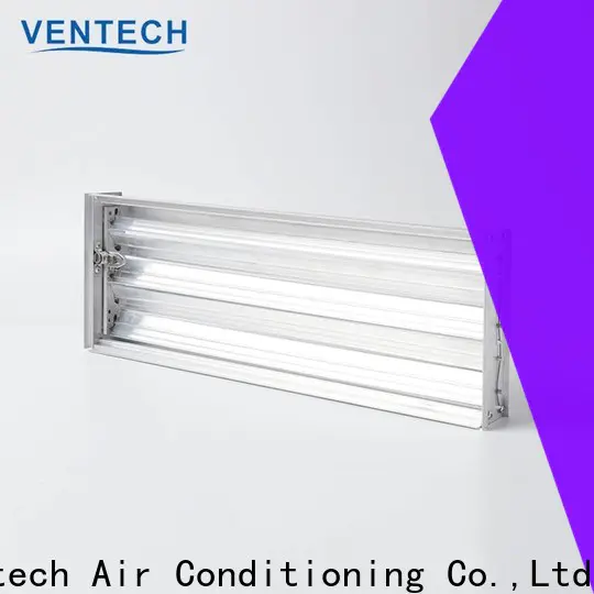 Ventech volume control damper series for long corridors