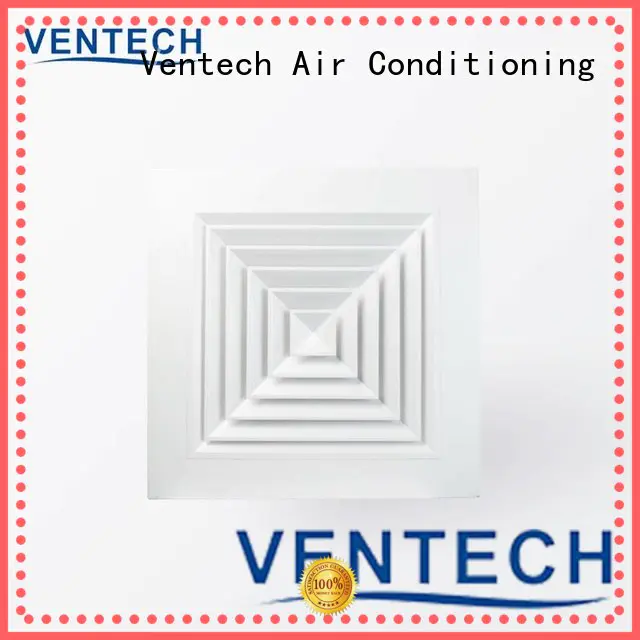 Ventech professional square swirl diffuser wholesale bulk production