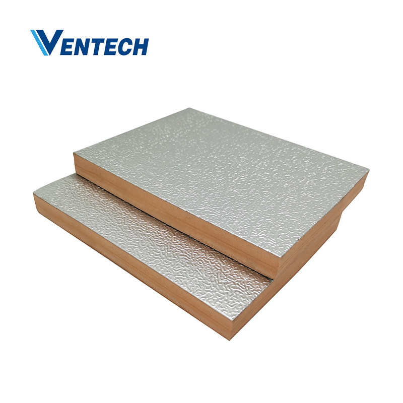 Aluminum foil phenolic foam board thickness 30mm for HVAC air duct