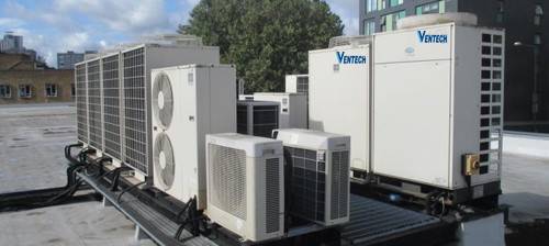 Aire acondicionado central a la venta para sistema HVAC Unidad empaquetada de techo de 8 toneladas