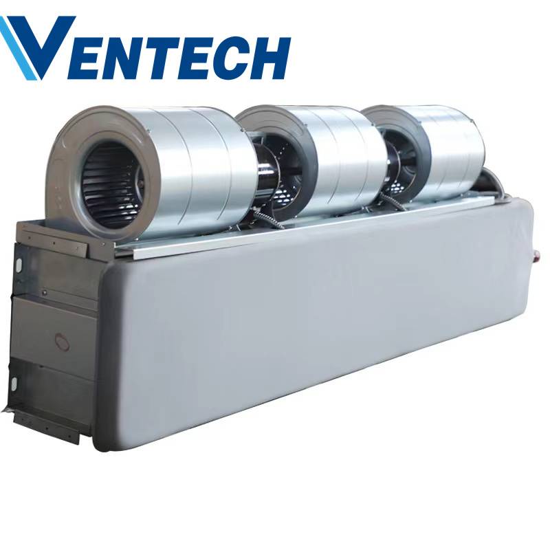 Unidad de aire acondicionado acondicionador de aire central a la venta Unidades de bobina de ventilador ocultas horizontales